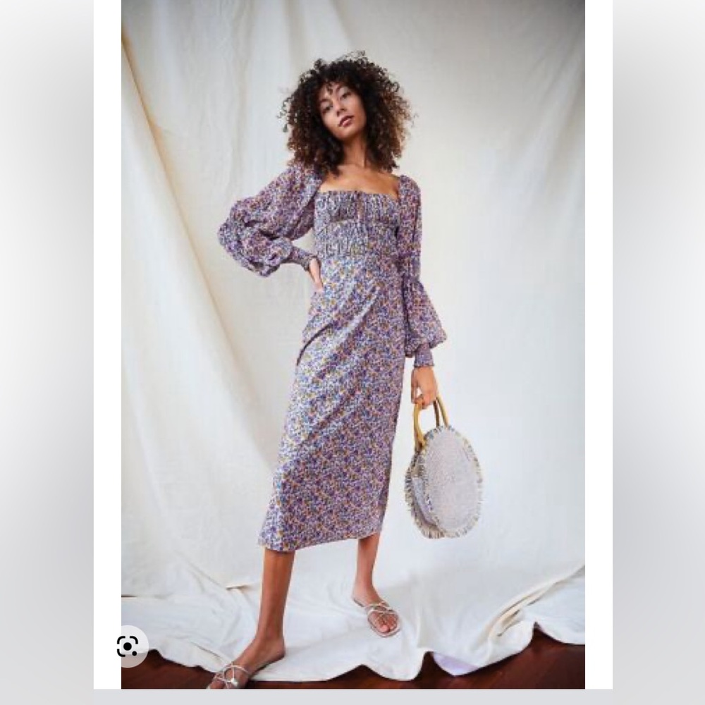Free People Aglow MIDI Dress